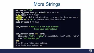 Strings - Ruby on Rails An Introduction