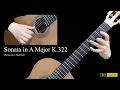 (Scarlatti) Sonata K.322 - Guitar Lesson + TAB