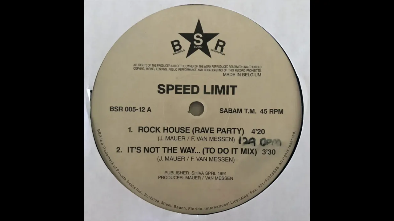 Speed Limit - It's Not The Way [BSR 005-12]
