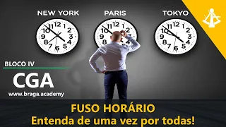 Bloco IV CGA - Fuso horário. (Parte I) Entenda de uma vez por todas!! Estudo dos tempos na aviação.