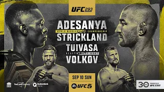 UFC 293 LIVE ADESANYA VS STRICKLAND LIVESTREAM FULL FIGHT COMPANION