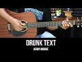 Download Lagu Drunk Text - Henry Moodie | EASY Guitar Tutorial with Chords / Lyrics - Guitar Lessons