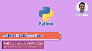 Arithmetical Operators Python Tutorial for Beginners