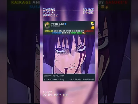 When Sasuke Uses The Susanno For The First Time🤯🔥