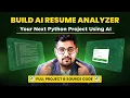 Build AI Resume Analyzer with Streamlit OpenAI - Full Tutorial