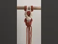 DIY Macrame Pattern - Berry Knot X Half Hitch Stacking Design