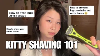 how to shave down there Without Itching No Razor Bumps or Burn tutorial