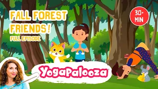 Full Episode: Fall Forest Friends! Yoga Exercises for Kids with Pumpkins and Squirrels!