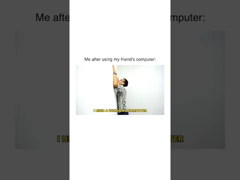 That Windows feeling 😰 #funny #comedy #song #apple #iphone #macbook