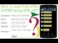 How to Send Free SMS Using SMS API in PHP With Source Code