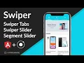 Ionic 5 Swiper Swipable Tab Swipable Slider Segment Slider How to create swipable tab slider