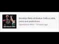 Sportsbook Wire Brooklyn Nets at Boston Celtics odds picks and predictions