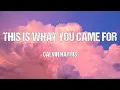 Calvin Harris - This Is What You Came For (Lyrics)