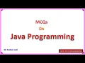 Advance Java MCQ Part 12 Rapid Test Programming Joshi Pushkar D
