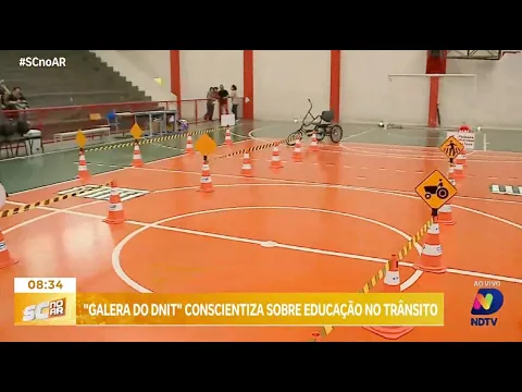 'Galera do DNIT' desembarca em Palhoça para conscientizar crianças sobre segurança no trânsito