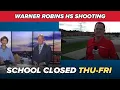 Warner Robins High School closed to students after campus shooting