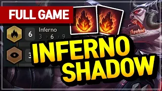 2x Inferno Spat (Shadow 6 Inferno Comp) - Teamfight Tactics Full Game | TFT | Diamond
