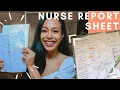 Nurse Brain Sheet Organize Report For Your Nurse Shift TriciaYsabelle