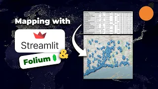 Folium Streamlit - Creating Maps in Streamlit Applications using Folium Caching in Streamlit