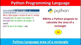 Write a Python program to calculate the area of a rectangle