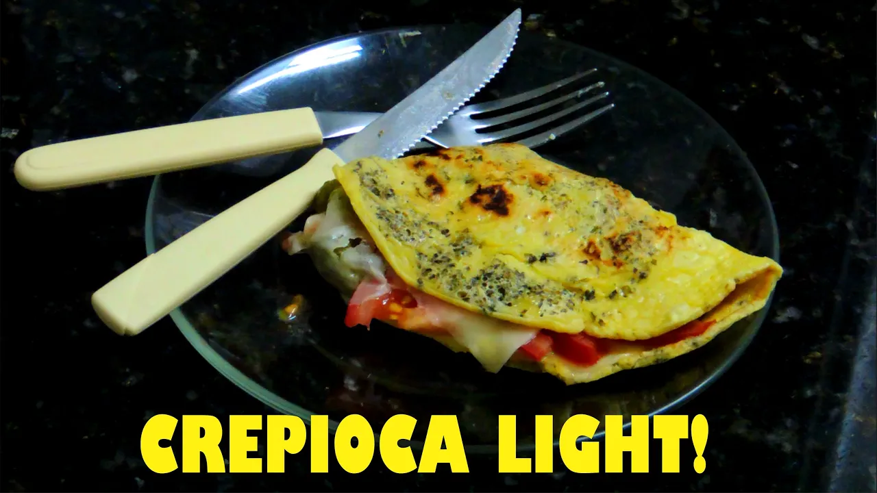 BRINCANDO DE COZINHAR CREPIOCA LIGHT!