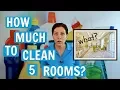 How Much to Clean 5 Rooms Homeowners Price Shop House Cleaning