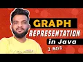 G-3 Graph Representation in Java Two Ways to Represent