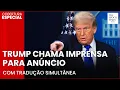 Download Lagu 🔴 AGORA: Tradução simultânea | Trump chama imprensa para \