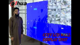 how to install industrial wall mount display dahua 6 lcd panels