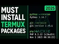 Must Install Termux Packages 2025 Setup before Tools Hackie
