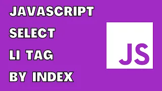 JavaScript Select li By Index HowToCodeSchool com