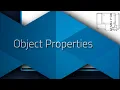 visTABLE tutorial Object Properties