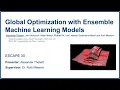 Alexander Thebelt Global Optimization with Ensemble Machine Learning Models ESCAPE30