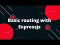 Express NodeJS Tutorial in Hindi Basic routing with Expressjs