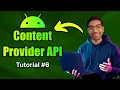 How to use Content Provider API in Access User Files Contacts Lesson