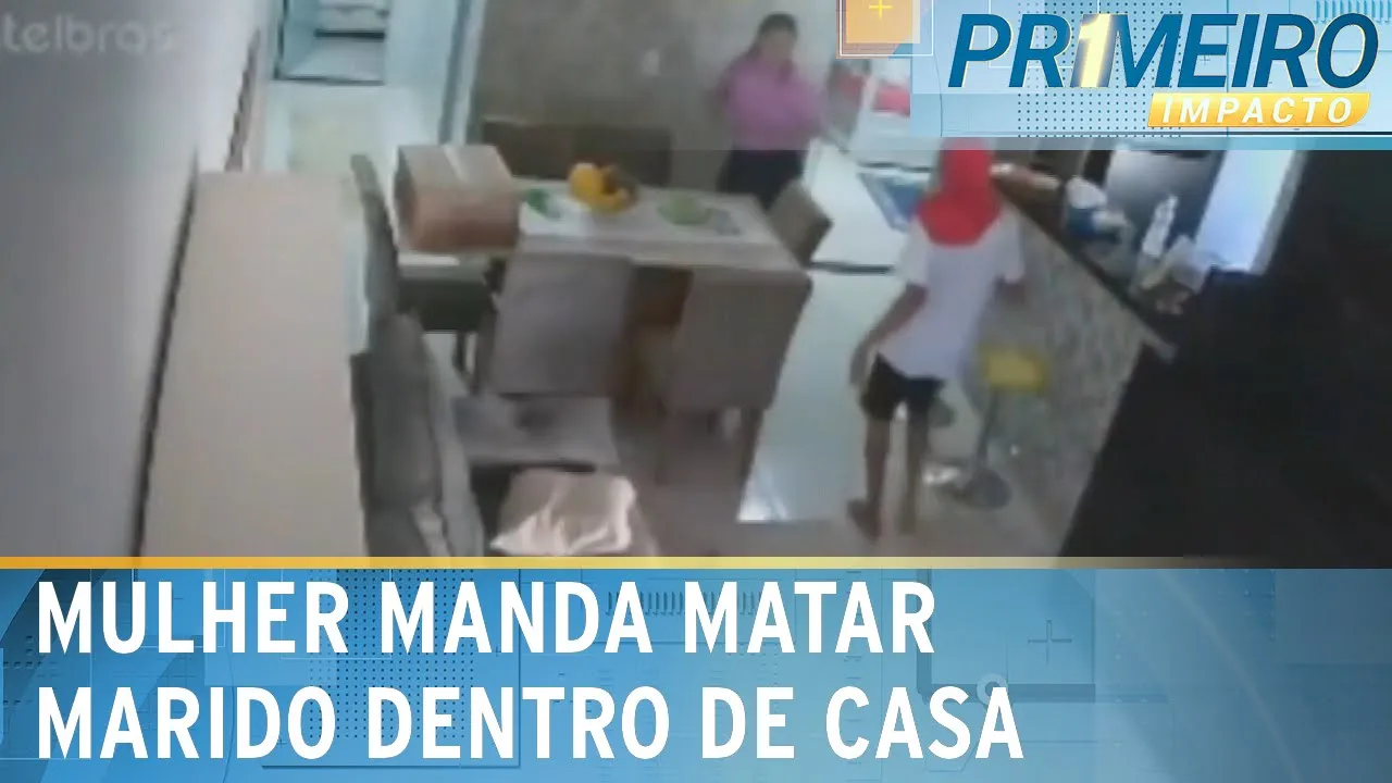 Mulher manda matar marido, que tomava banho, dentro de casa | Primeiro Impacto (14/09/23)