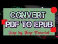 How to convert PDF to EPUB without losing format files with pictures