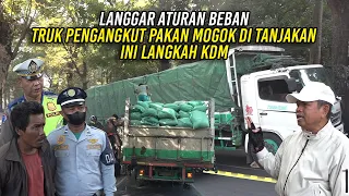 LANGGAR ATURAN BEBAN | TRUK PENGANGKUT PAKAN MOGOK DI TANJAKAN | INI LANGKAH KDM