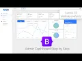 Admin Dashboard website analytics with Bootstrap 5 Material Design 2 0