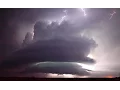 Supercell and Nighttime Tornado near Dora NM
