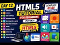 HTML Tutorial for Beginners in Hindi Day 12 Canvas SVG Geolocation More