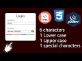 password strength checker jquery