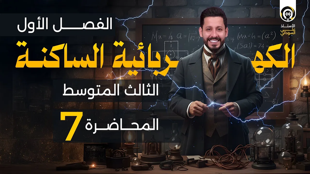 فيزياء الثالث متوسط | الفصل الاول | منهج 2026 | المحاضرة 7 - حل اسئلة الفصل