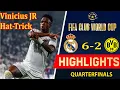 Download Lagu Real Madrid vs Dortmund 6-2 Highlights \u0026 All Goals - Fifa Club World Cup 2025 HD