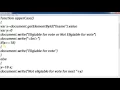 ELIGIBLE VOTE OR NOT USING JAVA SCRIPT IN THE WEBPAGE