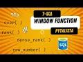 Understanding Window Function T-SQL Sql server