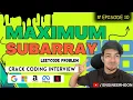 Maximum Subarray Leetcode problem Placement Series
