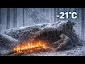 Lost in blizzard - How to NOT Freeze to Death Winter Survival Camping Bushcraft No Tent orBag