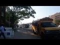 Grand Aveune Depot 2017 Proterra BE40 Q59 bus heading to 62 Av