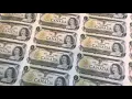 1973 uncut sheet Canadian 1
